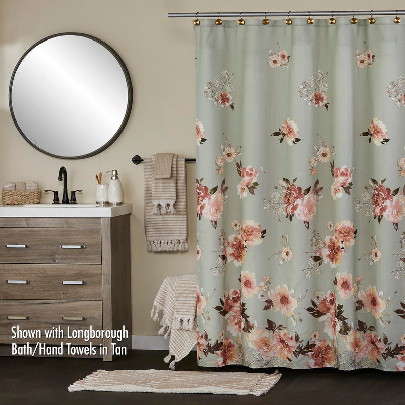 SKL Home Holland Floral Shower Curtain, Sage - Image 5